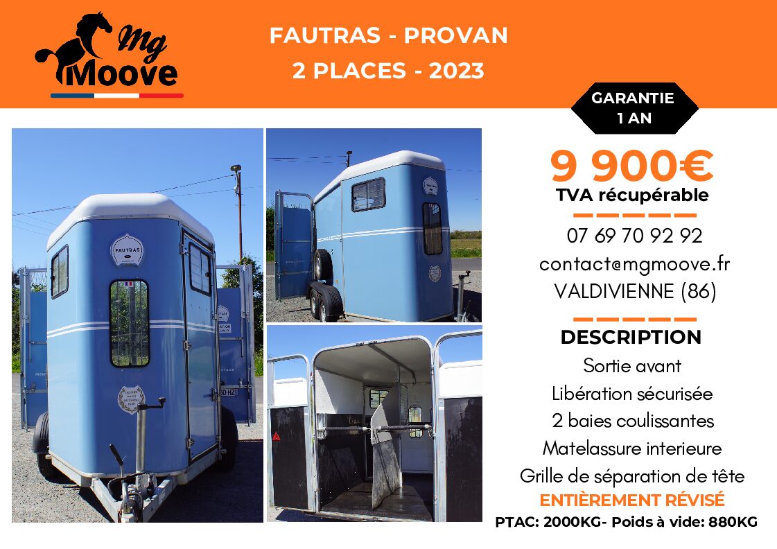 FAUTRAS PROVAN 2 PLACES - 2023
