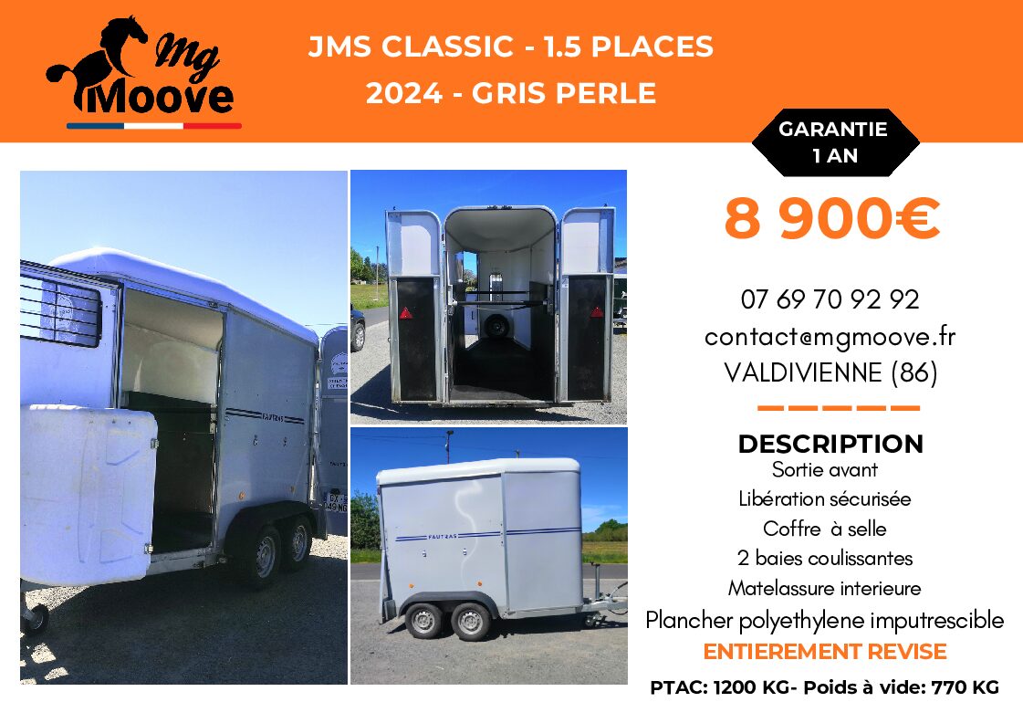 JMS CLASSIC - 1.5 PLACES - 2024 - GRIS PERLE